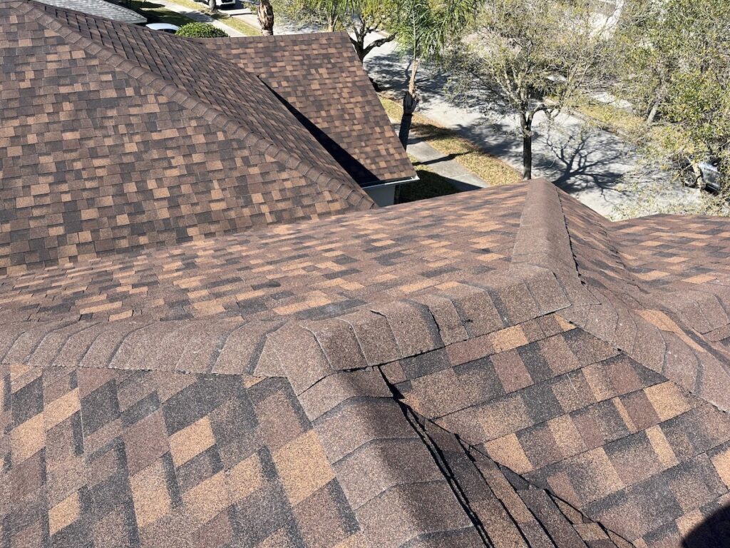 Asphalt shingle roof